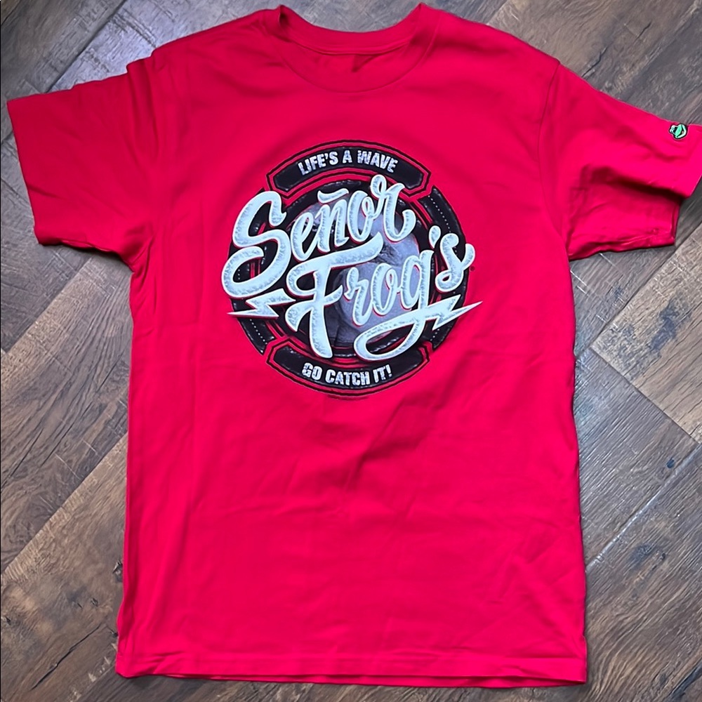 Red Señor Frog's Graphic T-Shirt